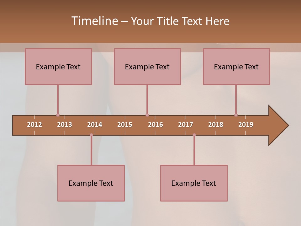 Naked Athletic Hunk PowerPoint Template
