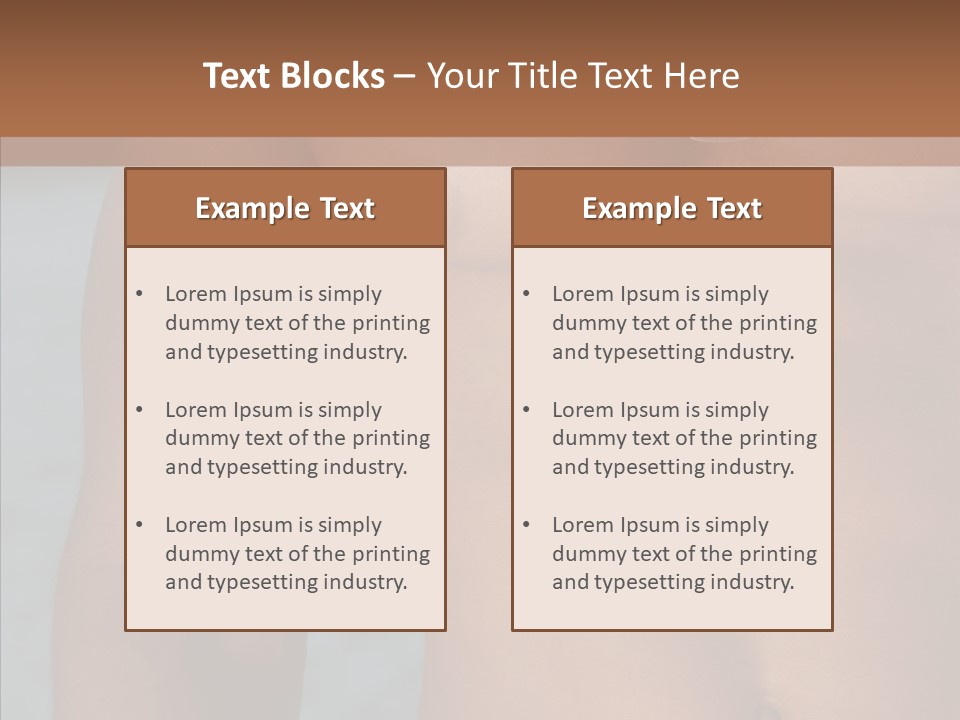 Naked Athletic Hunk PowerPoint Template