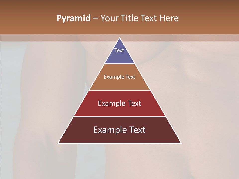 Naked Athletic Hunk PowerPoint Template