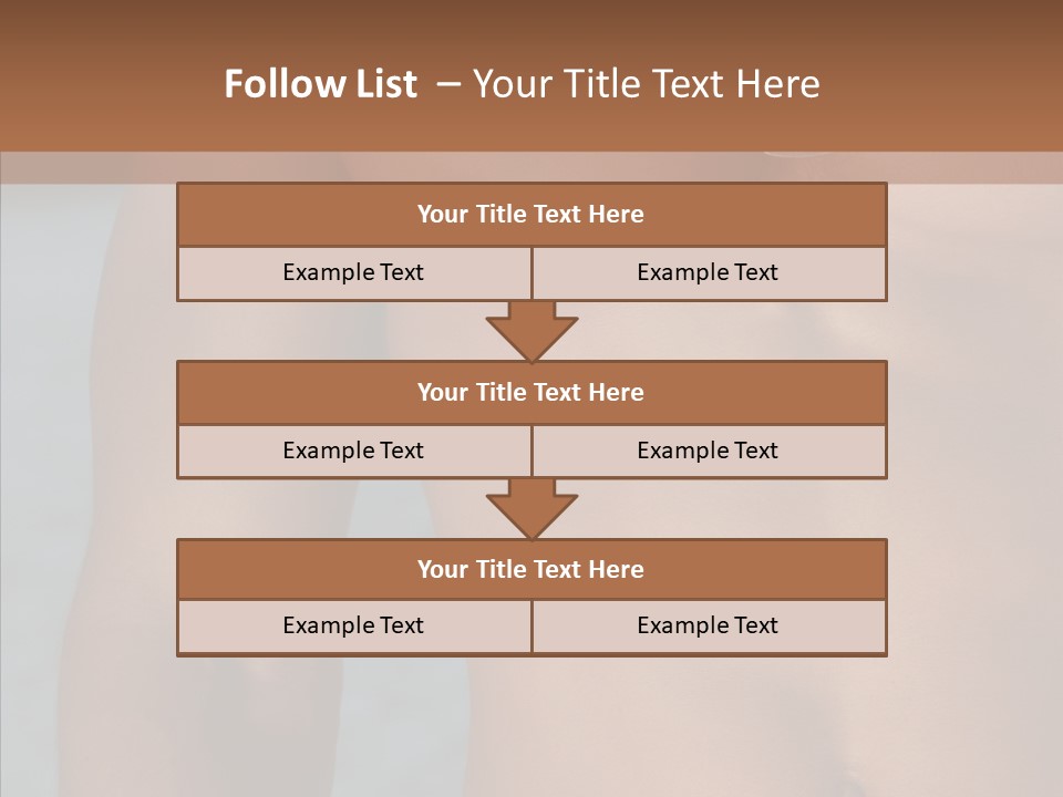 Naked Athletic Hunk PowerPoint Template