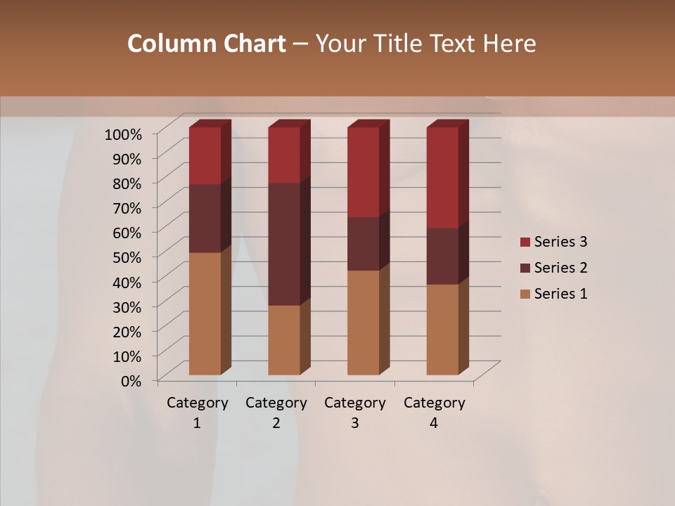 Naked Athletic Hunk PowerPoint Template