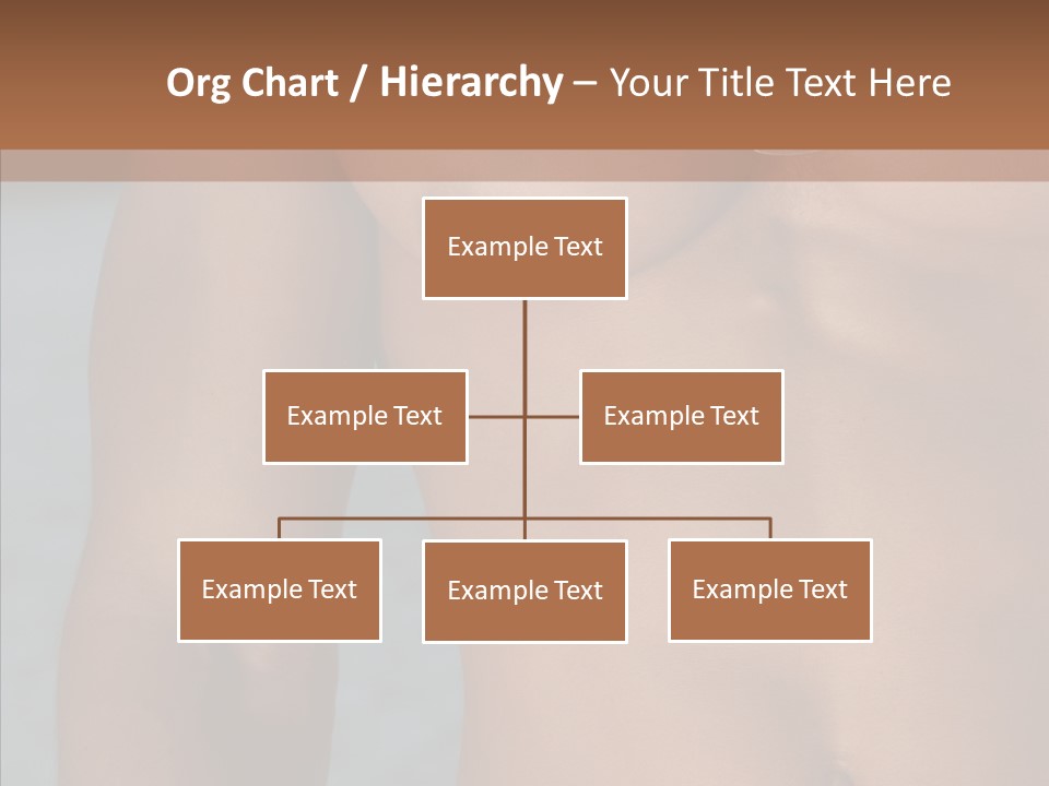 Naked Athletic Hunk PowerPoint Template