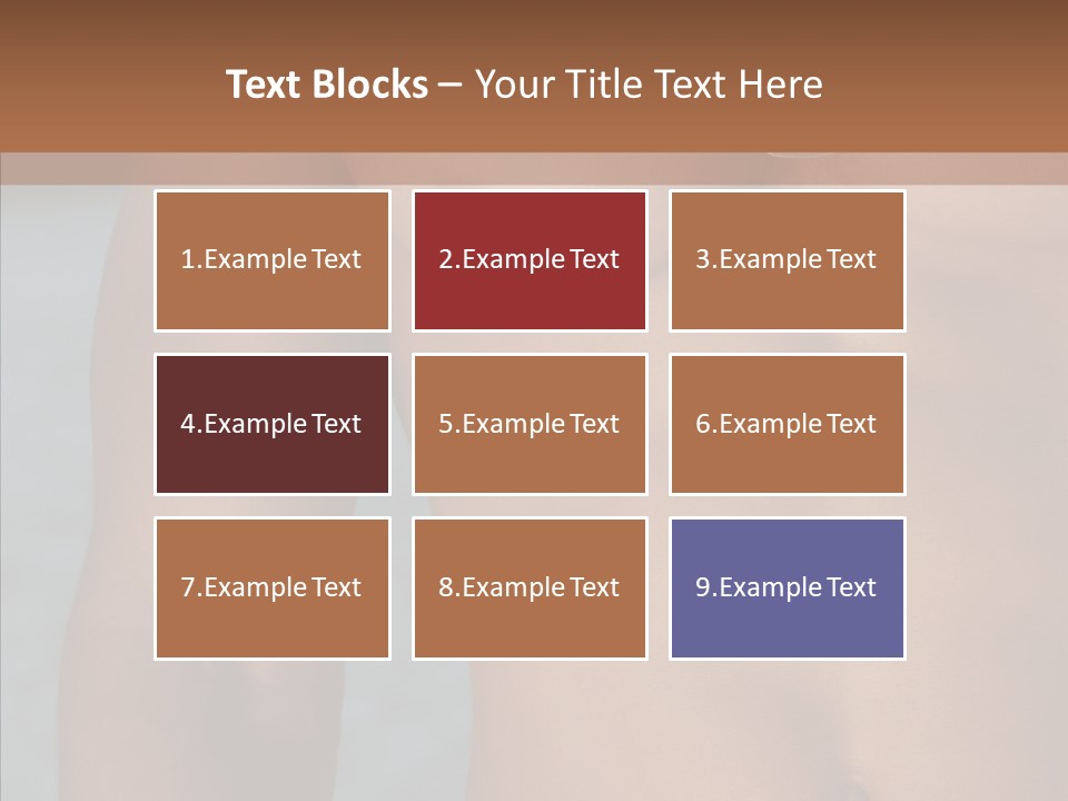 Naked Athletic Hunk PowerPoint Template