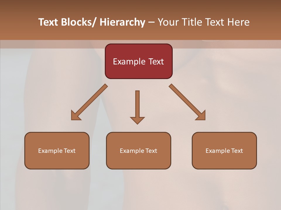 Naked Athletic Hunk PowerPoint Template