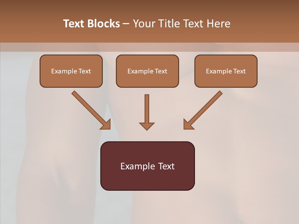 Naked Athletic Hunk PowerPoint Template