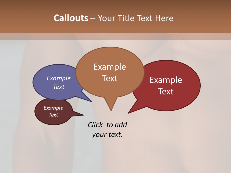 Naked Athletic Hunk PowerPoint Template