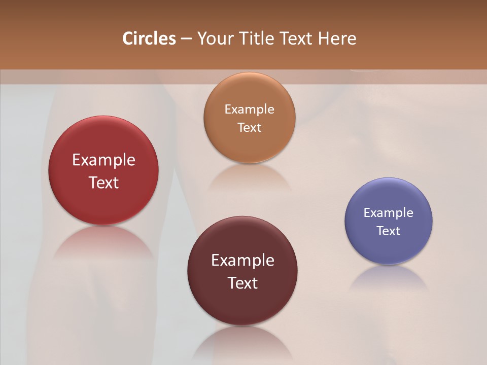Naked Athletic Hunk PowerPoint Template