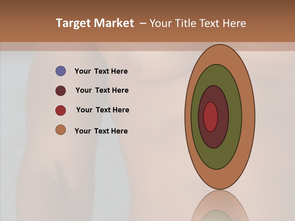 Naked Athletic Hunk PowerPoint Template