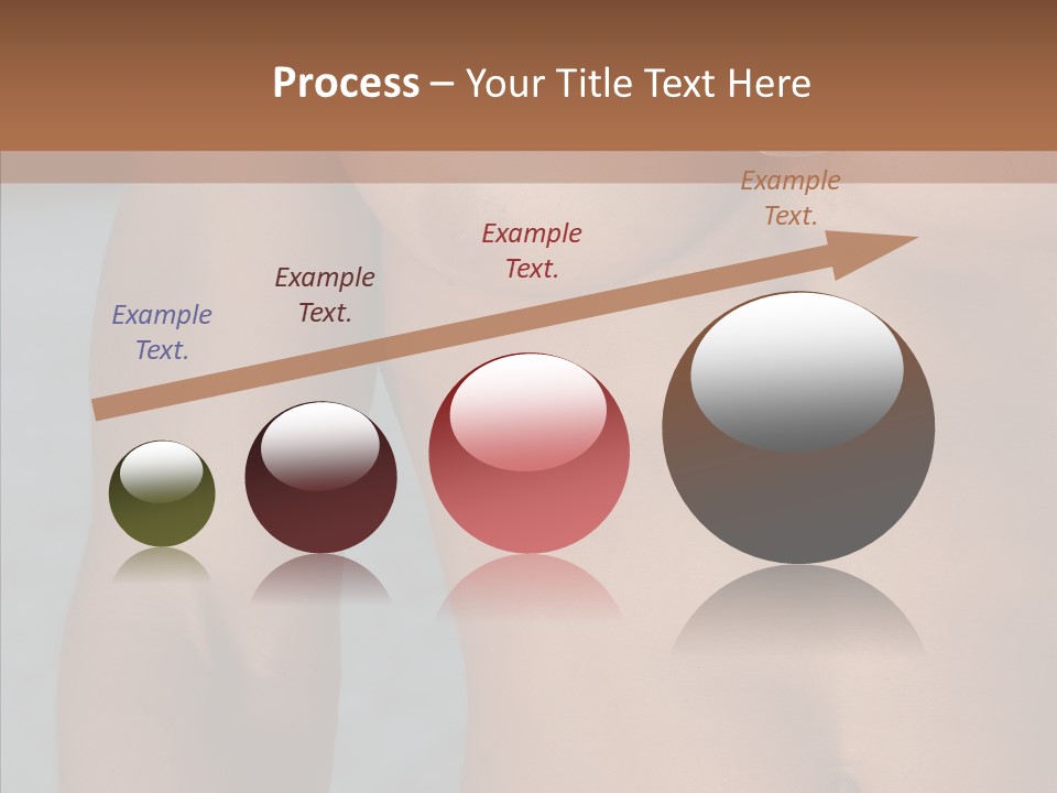 Naked Athletic Hunk PowerPoint Template