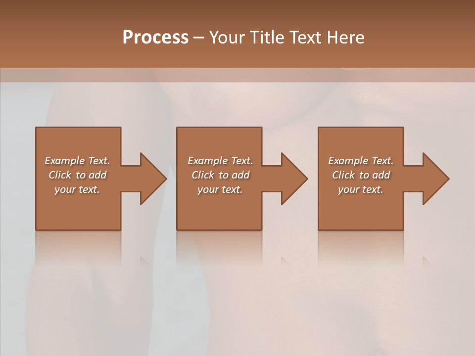 Naked Athletic Hunk PowerPoint Template