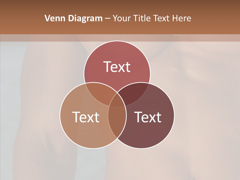 Naked Athletic Hunk PowerPoint Template