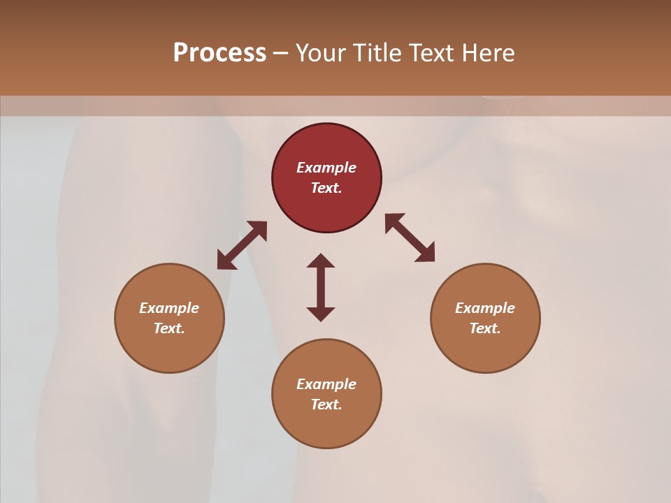 Naked Athletic Hunk PowerPoint Template