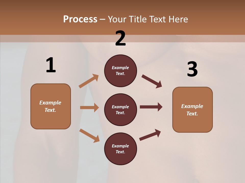 Naked Athletic Hunk PowerPoint Template