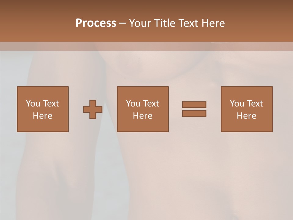 Naked Athletic Hunk PowerPoint Template