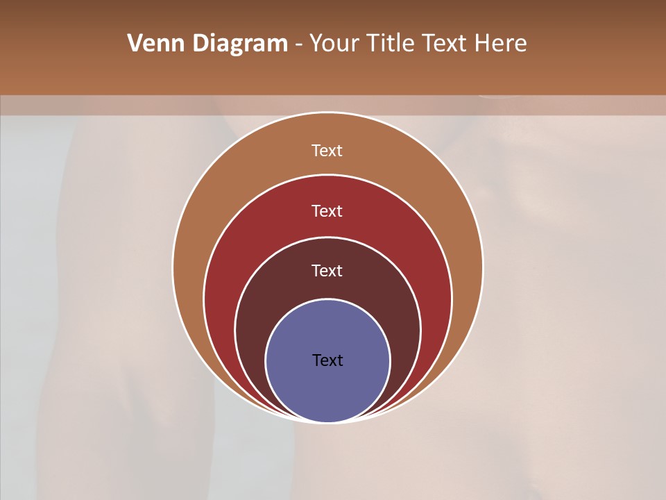 Naked Athletic Hunk PowerPoint Template
