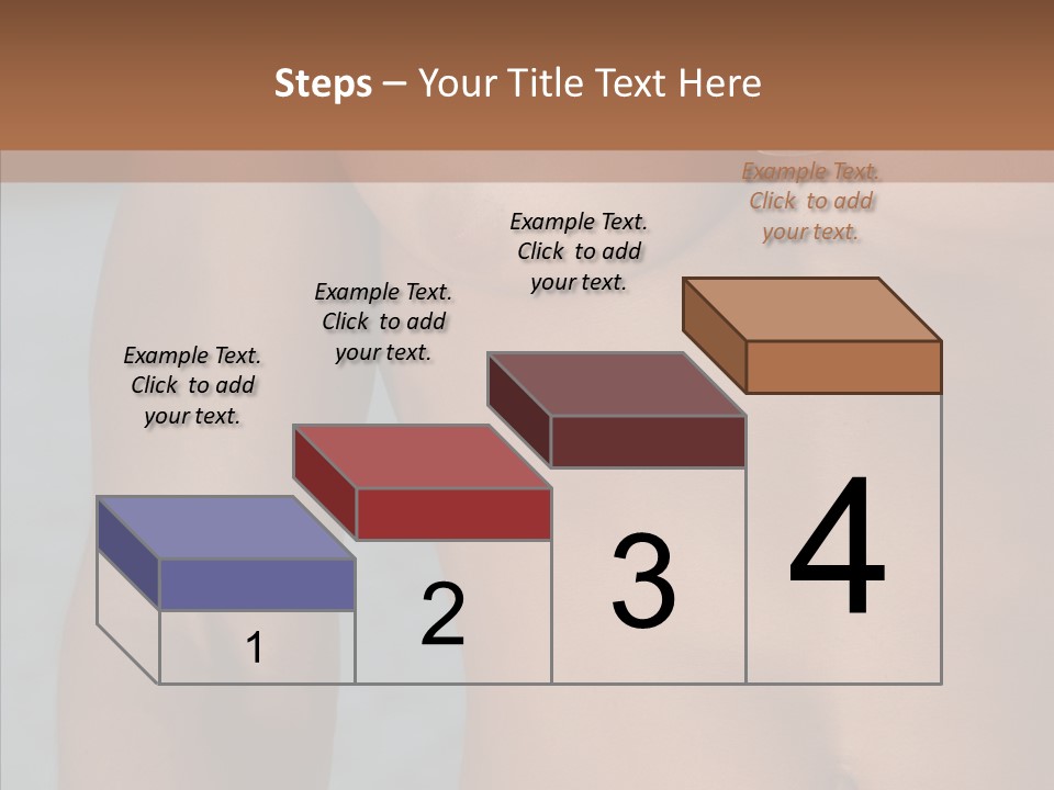 Naked Athletic Hunk PowerPoint Template