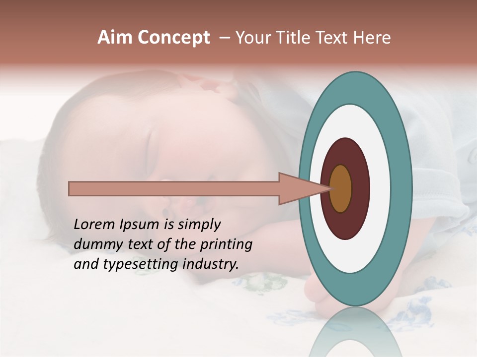 Close Splashing Colour PowerPoint Template