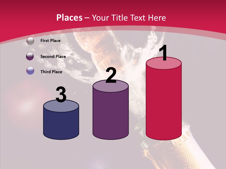 Close Splashing Colour PowerPoint Template