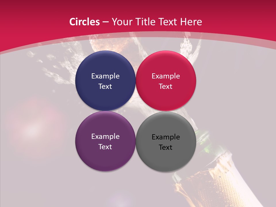 Close Splashing Colour PowerPoint Template