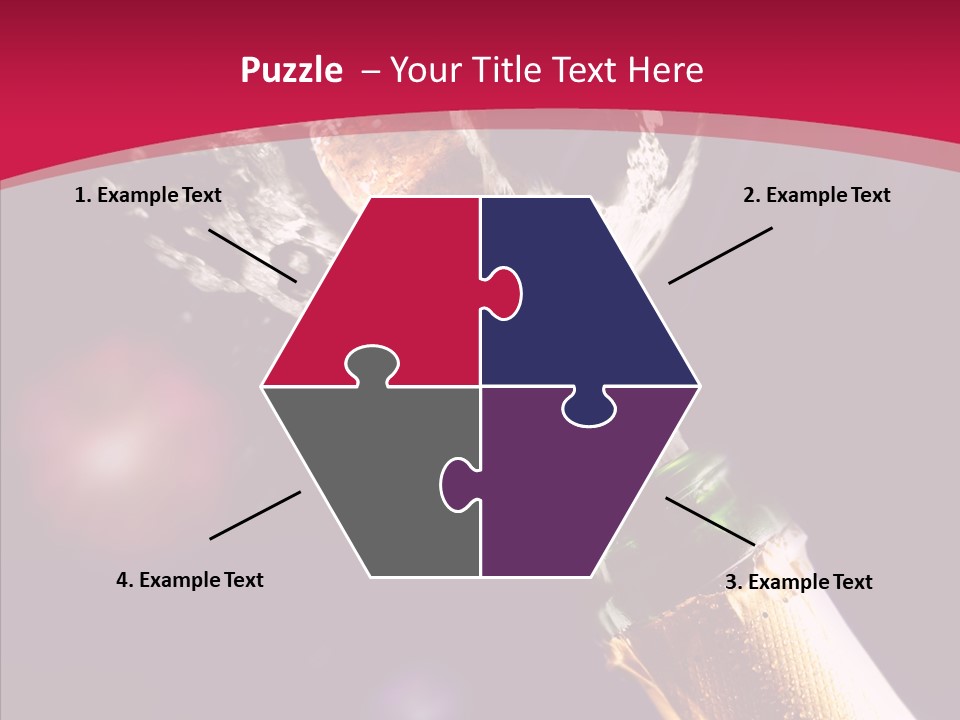 Close Splashing Colour PowerPoint Template