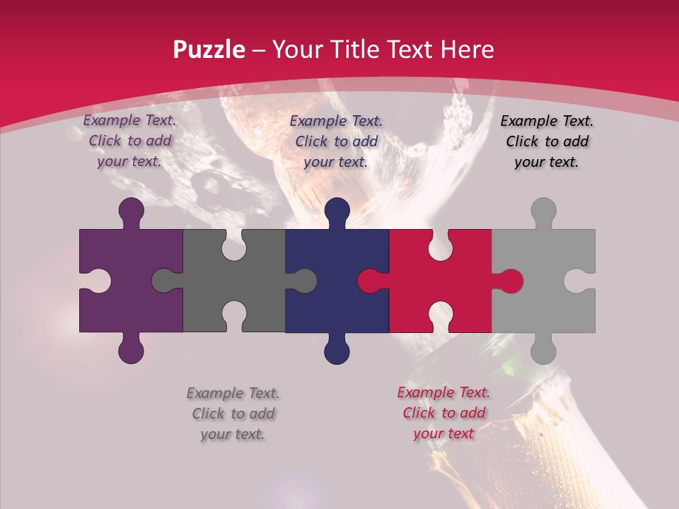 Close Splashing Colour PowerPoint Template