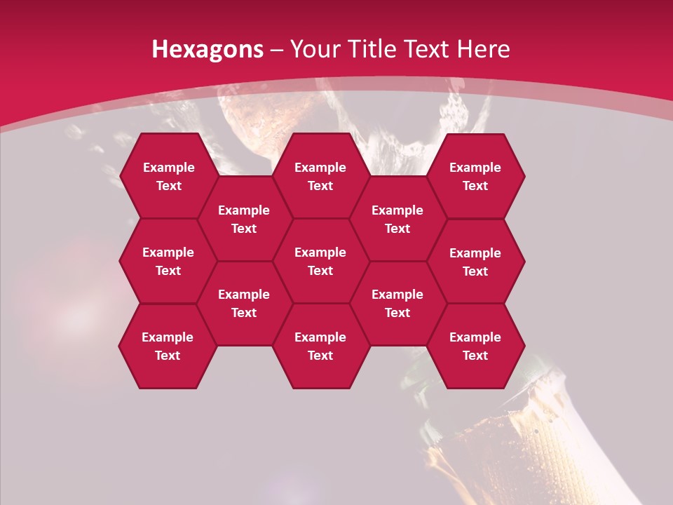 Close Splashing Colour PowerPoint Template