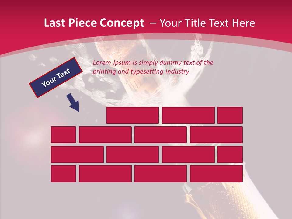 Close Splashing Colour PowerPoint Template