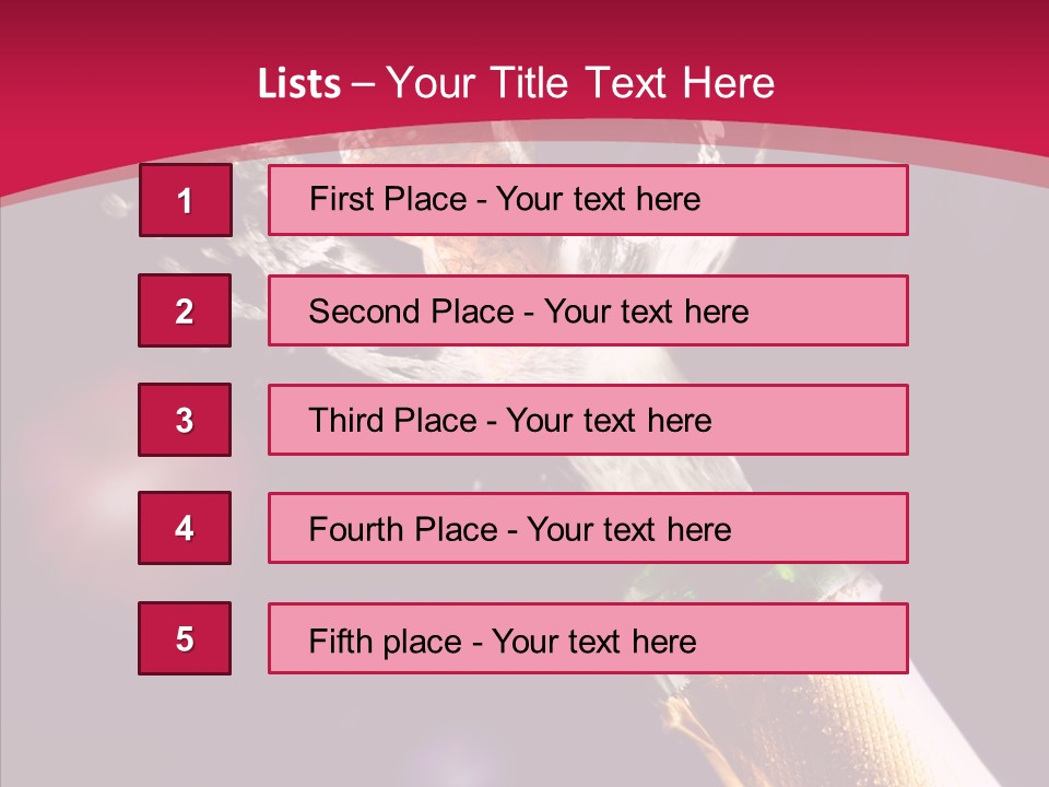 Close Splashing Colour PowerPoint Template