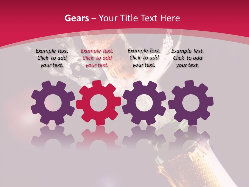 Close Splashing Colour PowerPoint Template