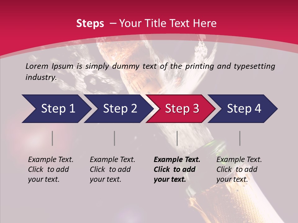 Close Splashing Colour PowerPoint Template