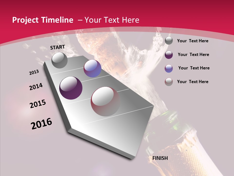 Close Splashing Colour PowerPoint Template