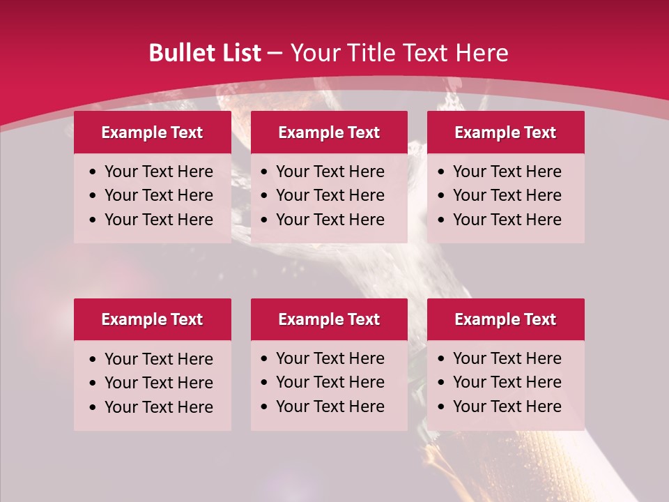 Close Splashing Colour PowerPoint Template