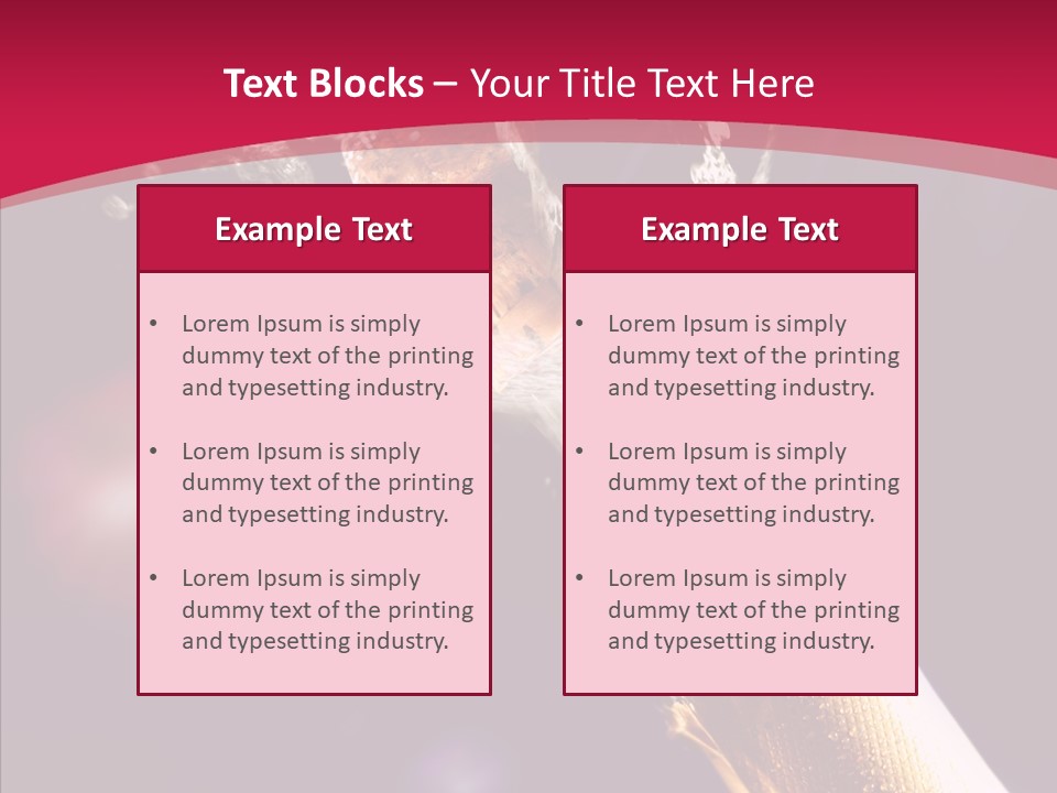 Close Splashing Colour PowerPoint Template