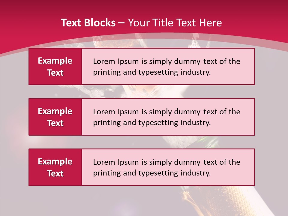 Close Splashing Colour PowerPoint Template