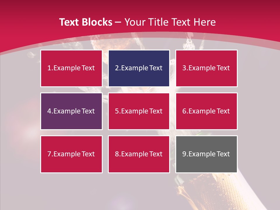 Close Splashing Colour PowerPoint Template