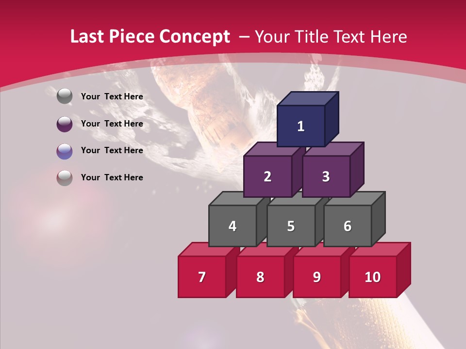 Close Splashing Colour PowerPoint Template