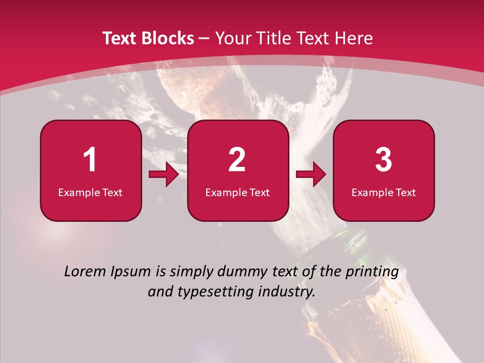 Close Splashing Colour PowerPoint Template