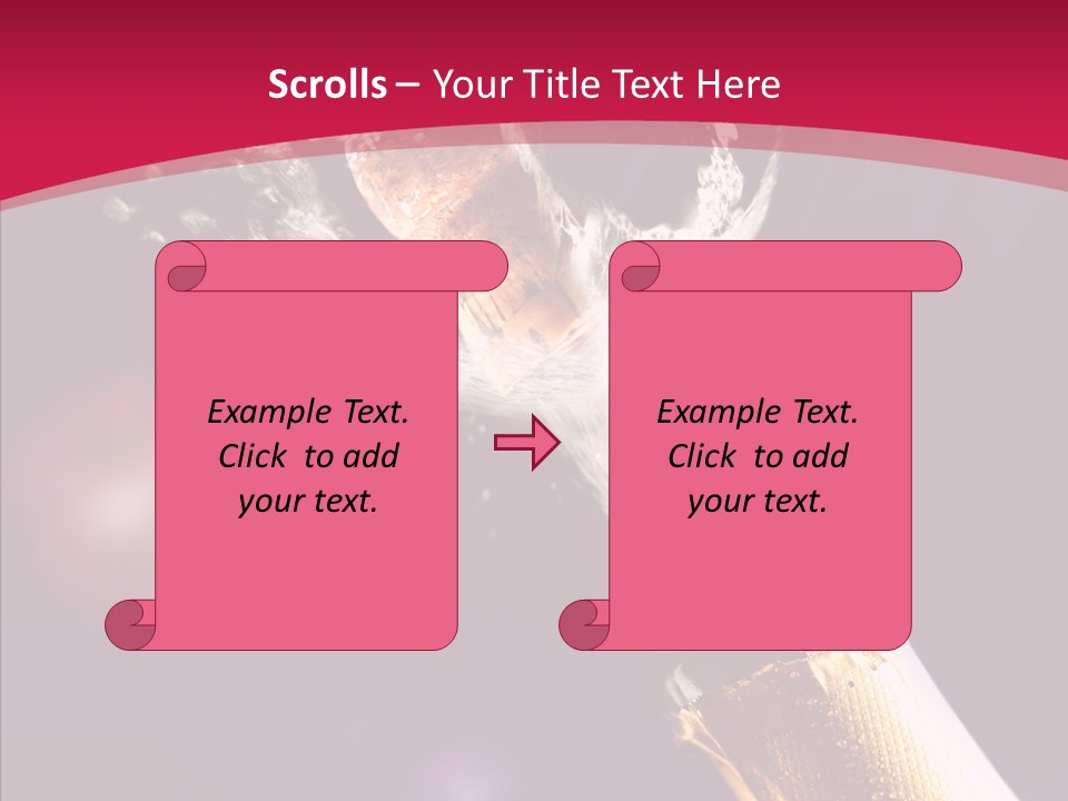 Close Splashing Colour PowerPoint Template