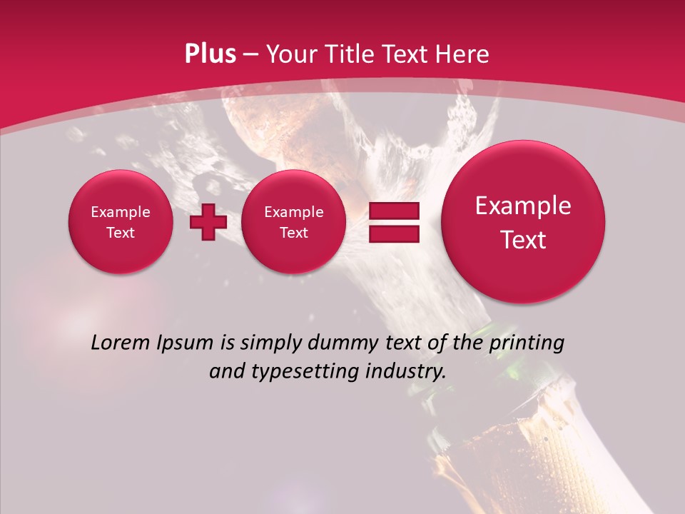 Close Splashing Colour PowerPoint Template