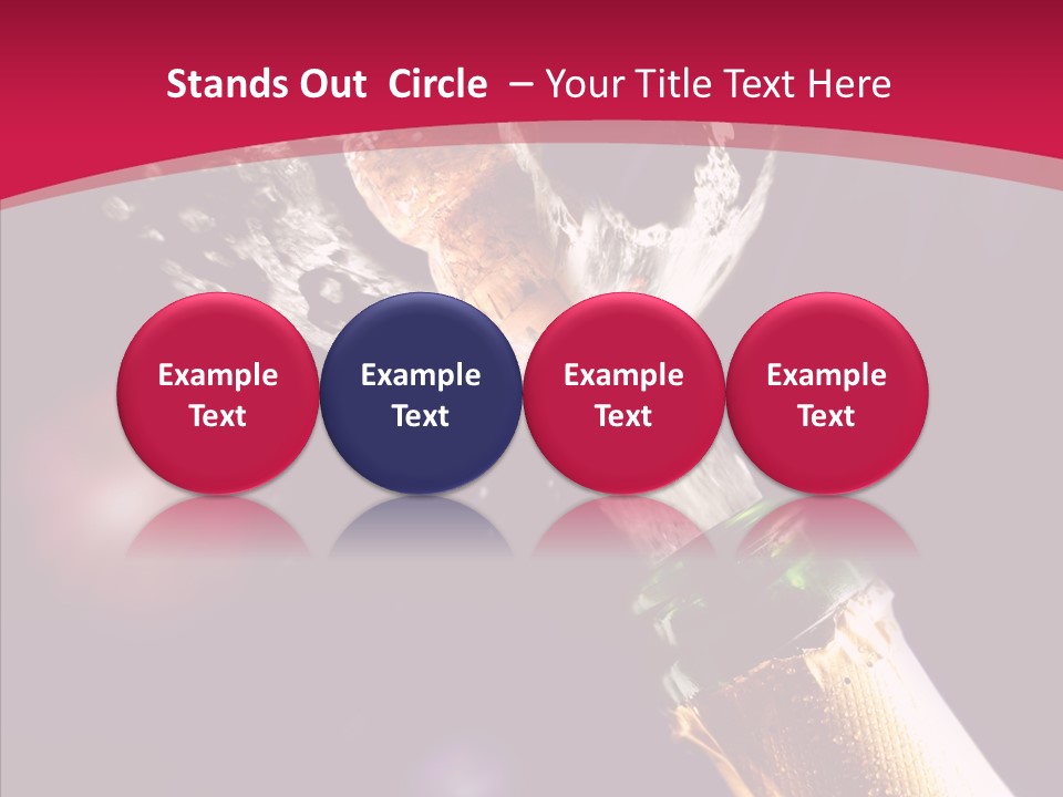 Close Splashing Colour PowerPoint Template