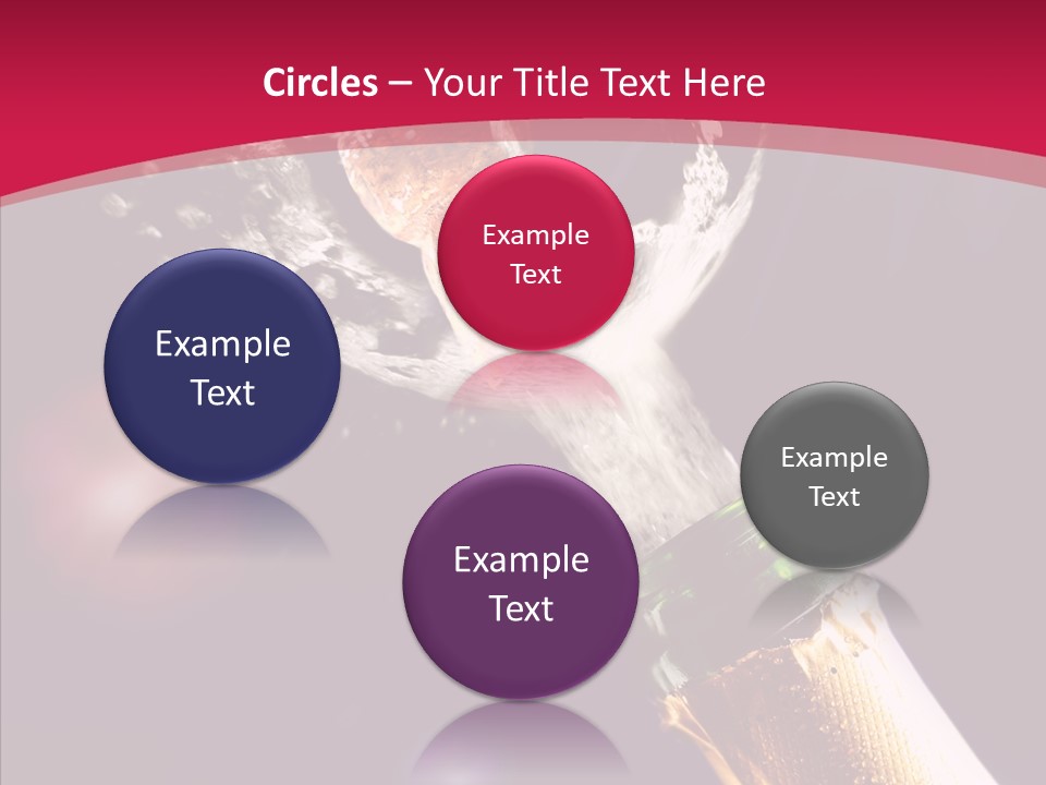 Close Splashing Colour PowerPoint Template