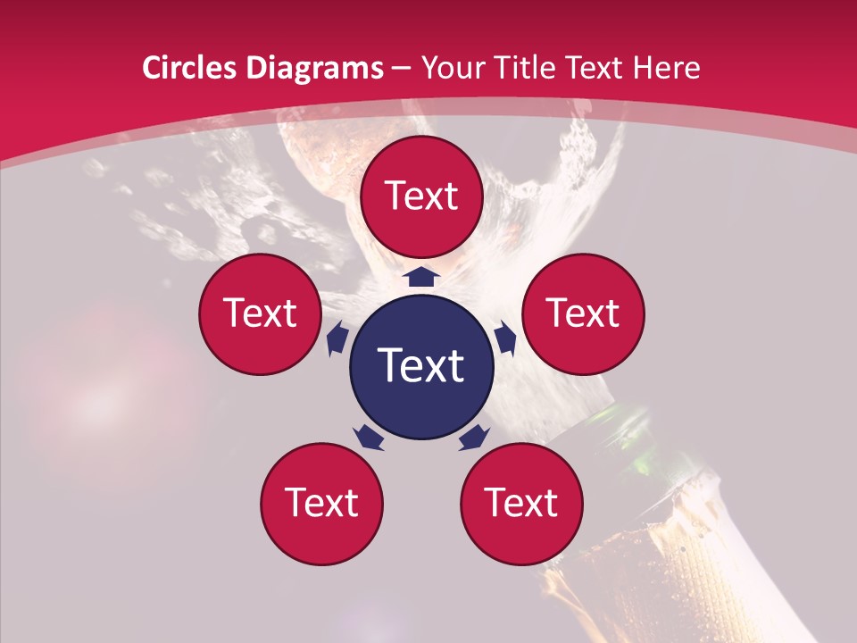 Close Splashing Colour PowerPoint Template