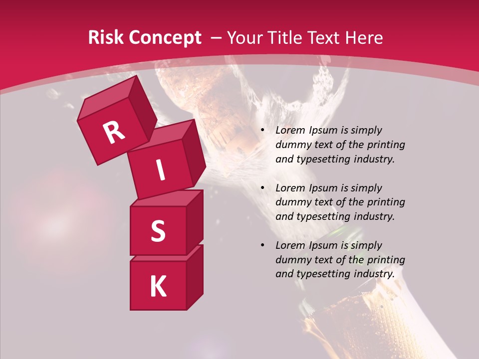 Close Splashing Colour PowerPoint Template