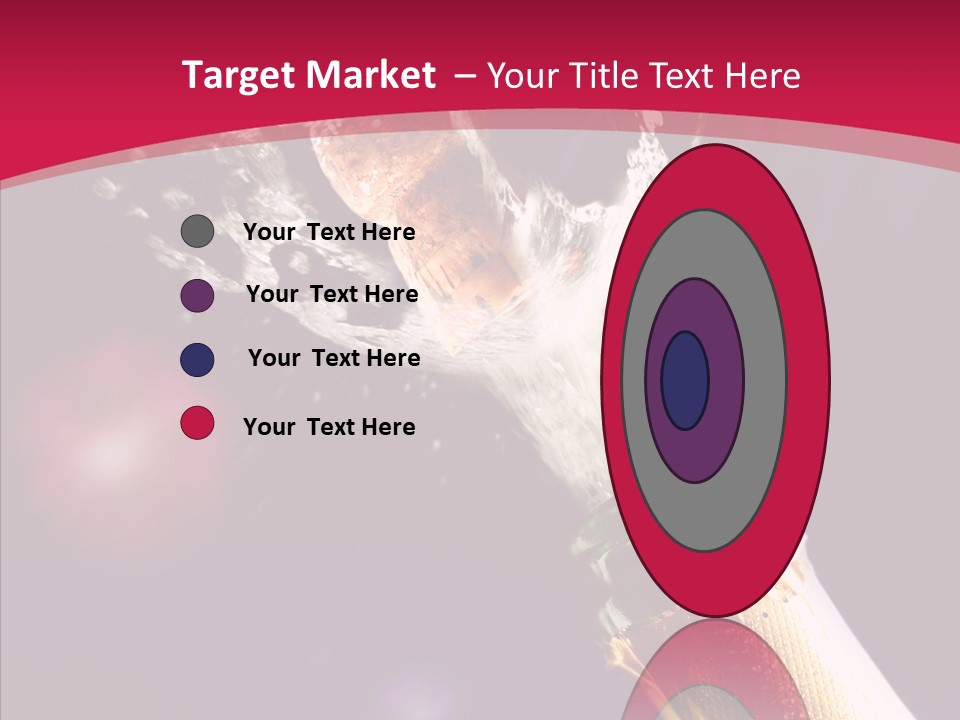 Close Splashing Colour PowerPoint Template