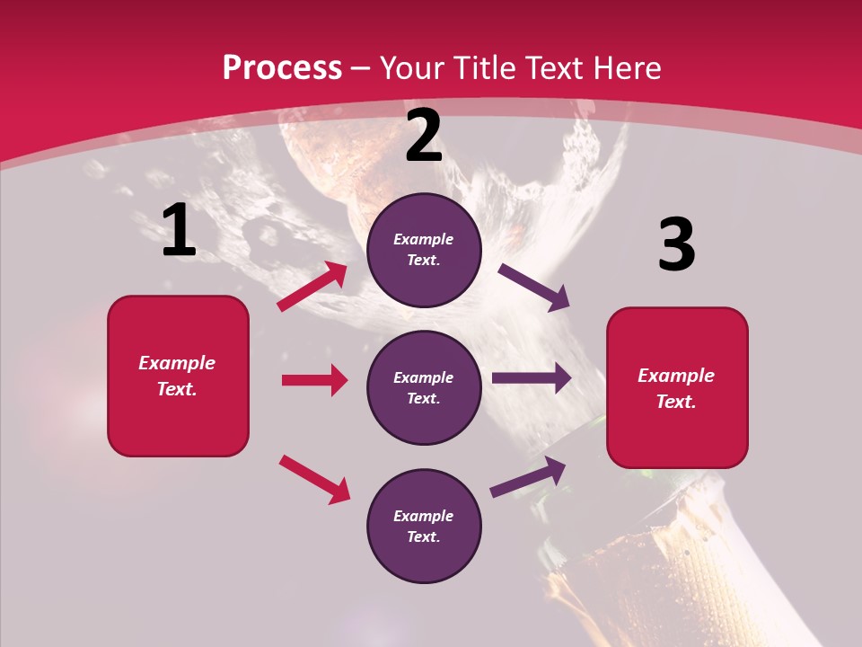 Close Splashing Colour PowerPoint Template