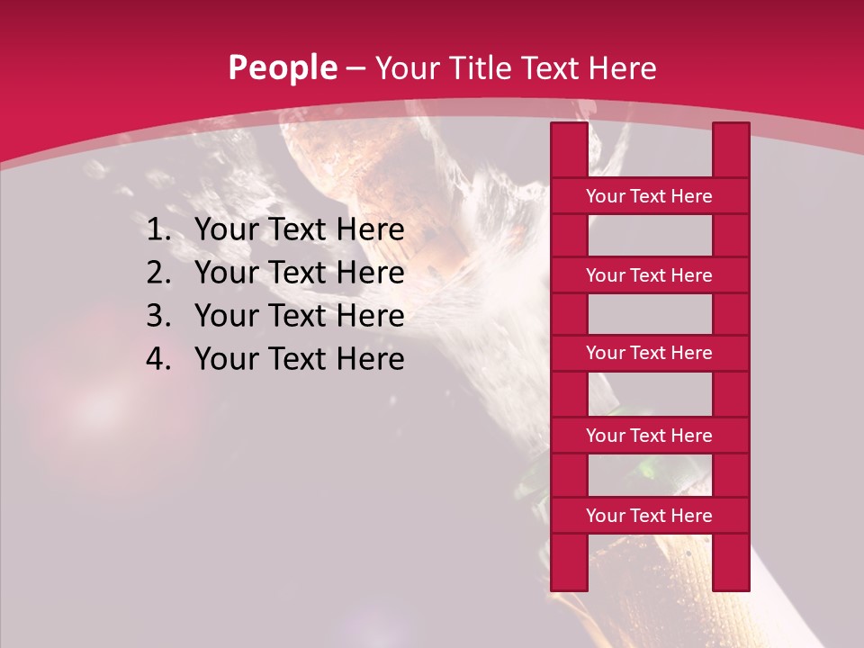 Close Splashing Colour PowerPoint Template