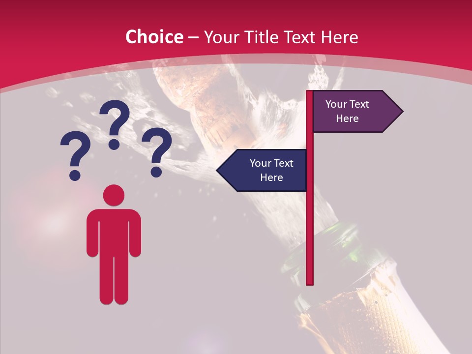 Close Splashing Colour PowerPoint Template