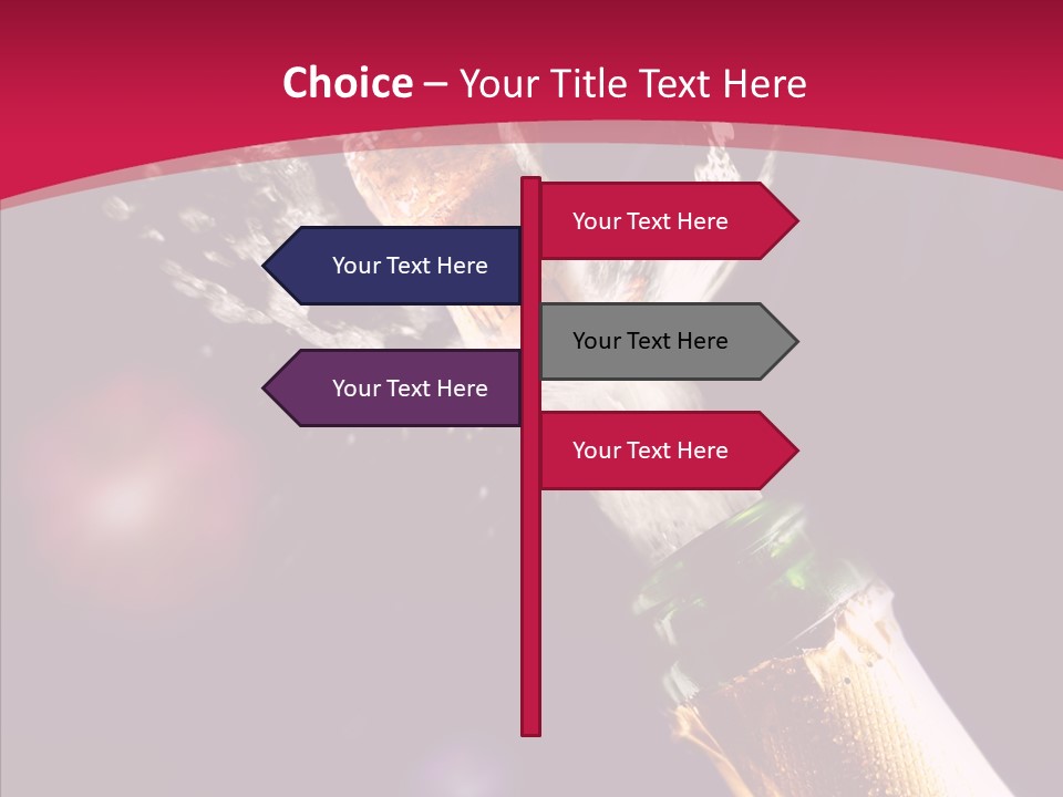 Close Splashing Colour PowerPoint Template