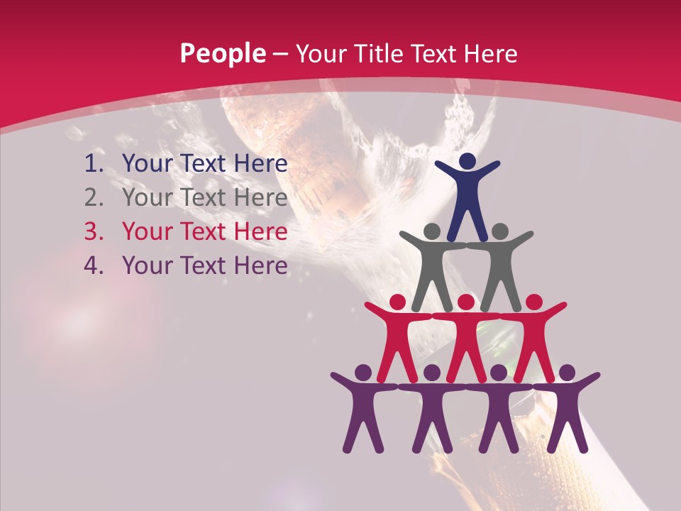 Close Splashing Colour PowerPoint Template