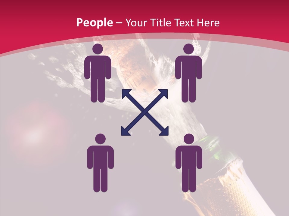 Close Splashing Colour PowerPoint Template